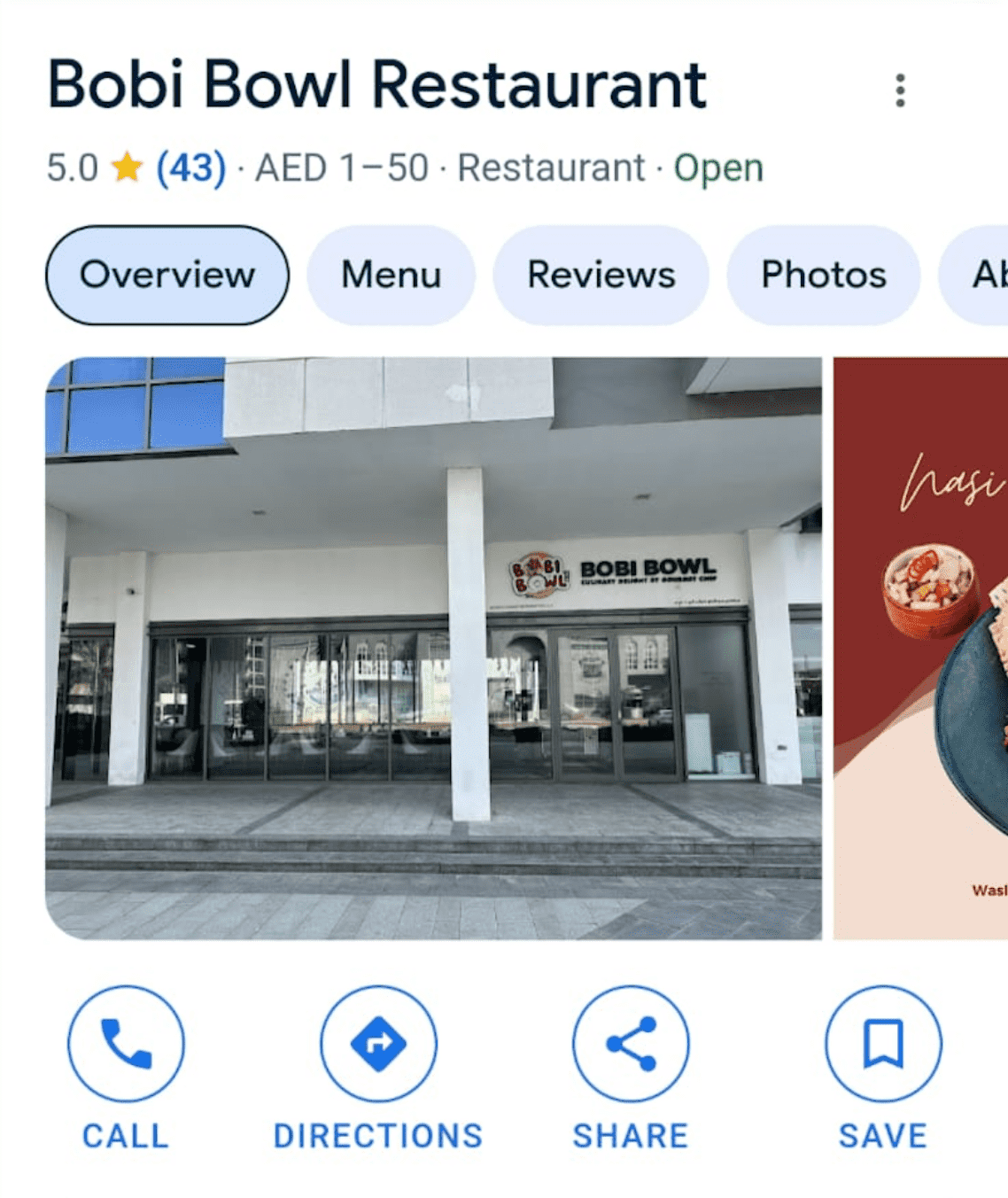 Bobi Bowl – vorher 43 Google-Bewertungen